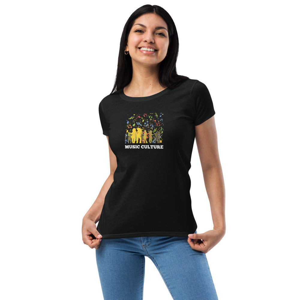 Music Culture women’s fitted t-shirt