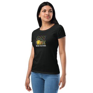 Music Culture women’s fitted t-shirt